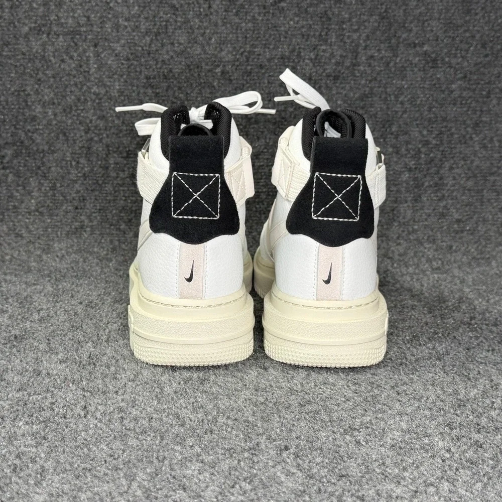 Nike Air Force 1 High Utility 2.0 Shoes Women 9 Summit White Black Retro Leather